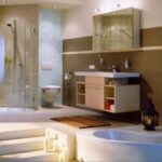 Ein fertiges Bad einer zufriedenen Kundin